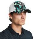 Under Armour Iso-chill Driver Mesh Cap - Black/White/Green