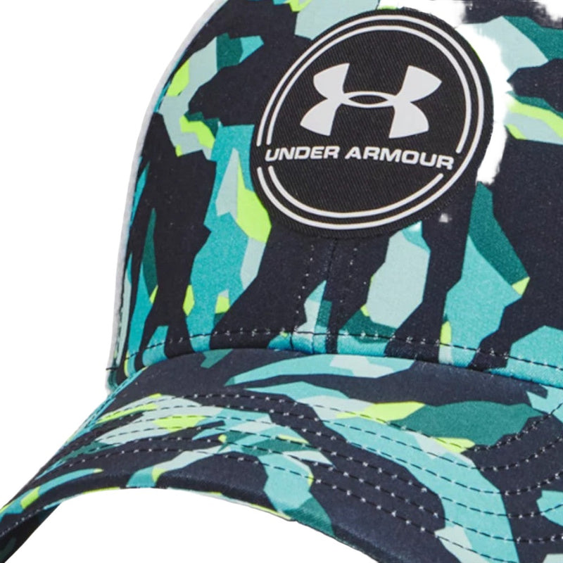 Under Armour Iso-chill Driver Mesh Cap - Black/White/Green