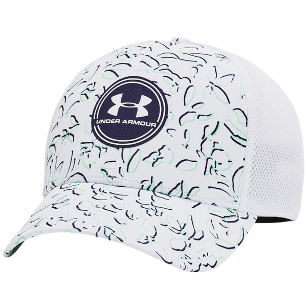 Under Armour Iso-chill Driver Mesh Cap - White/White