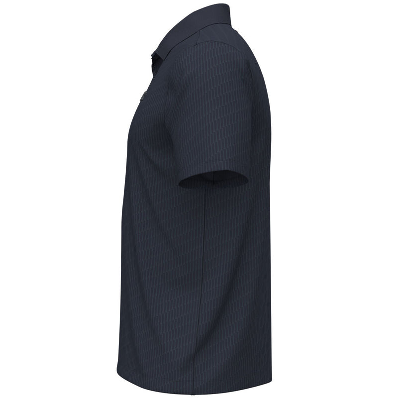 Under Armour Matchplay Printed Polo Shirt - Midnight Navy/Washed Navy/Pitch Gray