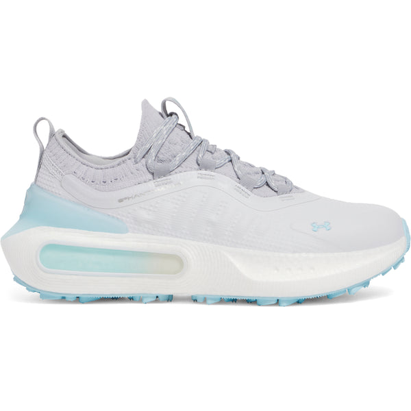 Under Armour Phantom Fore Ladies Spikeless Waterproof Shoes - Distant Gray/Stream/Distant Gray