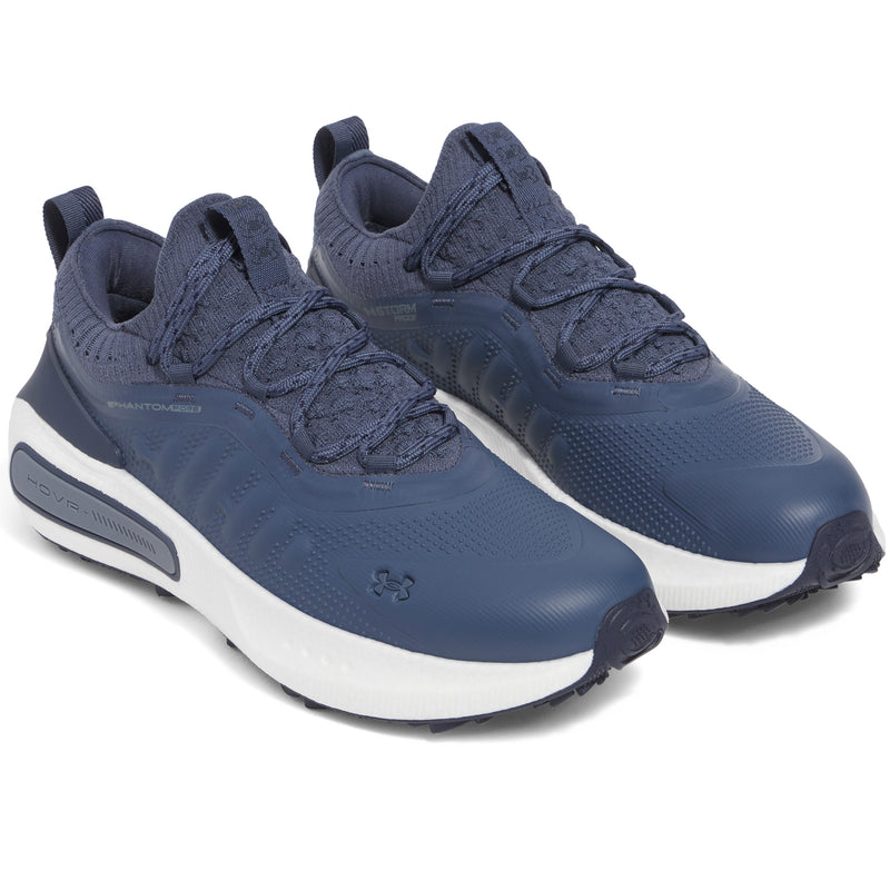 Under Armour Phantom Fore Spikeless Waterproof Shoes - Downpour Grey/Downpour Grey/Midnight Navy