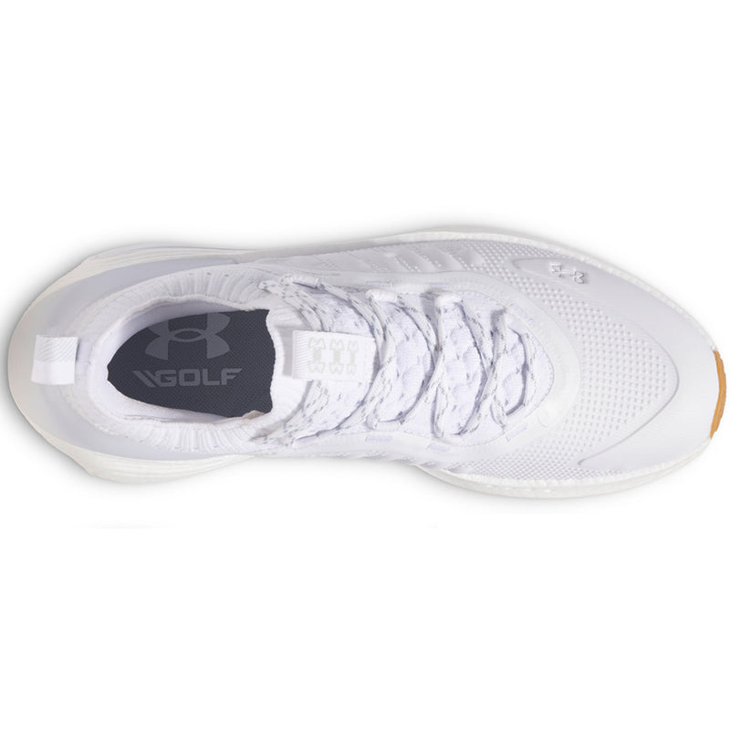 Under Armour Phantom Fore Spikeless Waterproof Shoes - White/White/Halo Gray