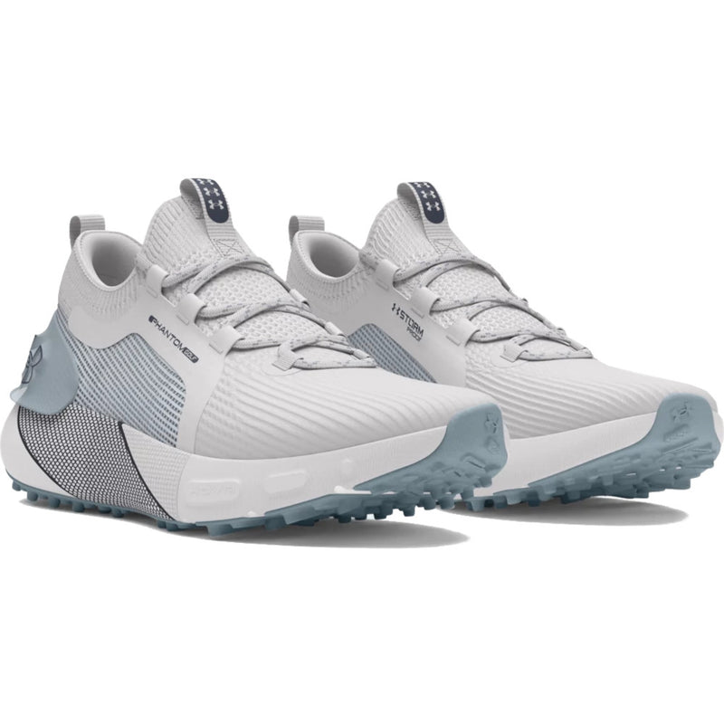 Under Armour Phantom Golf Spikeless Waterproof Shoes - Distant Gray/Harbor Blue/Downpour Gray