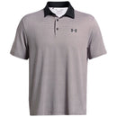 Under Armour Playoff 3.0 Printed Polo Shirt - Black/Red Solstice/Black