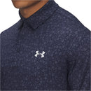 Under Armour Playoff 3.0 Printed Polo Shirt - Midnight Navy/Downpour Grey/Halo Gray