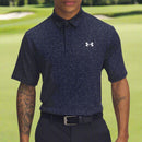 Under Armour Playoff 3.0 Printed Polo Shirt - Midnight Navy/Downpour Grey/Halo Gray