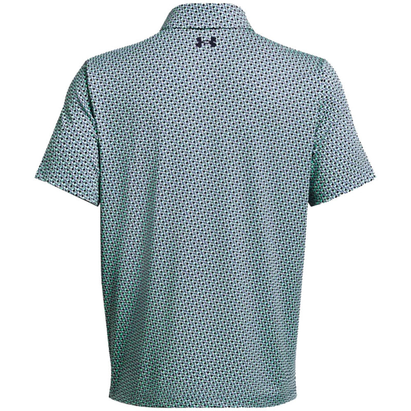 Under Armour Playoff 3.0 Printed Golf Polo Shirt - Starlight/Navy Under Armour Playoff 3.0 Printed Golf Polo Shirt - Starlight/Navy