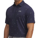 Under Armour Playoff 3.0 Printed Polo Shirt - Midnight Navy/Steel
