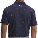 Under Armour Playoff 3.0 Printed Polo Shirt - Midnight Navy/Steel