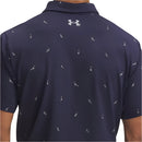 Under Armour Playoff 3.0 Printed Polo Shirt - Midnight Navy/Steel
