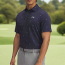 Under Armour Playoff 3.0 Printed Polo Shirt - Midnight Navy/Steel