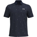 Under Armour Playoff 3.0 Printed Polo Shirt - Midnight Navy/White