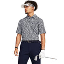 Under Armour Playoff 3.0 Printed Polo Shirt - Midnight Navy/Midnight Navy