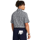 Under Armour Playoff 3.0 Printed Polo Shirt - Midnight Navy/Midnight Navy