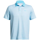 Under Armour Playoff 3.0 Printed Polo Shirt - Sky Blue/White/Sky Blue