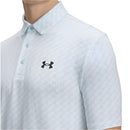 Under Armour Playoff 3.0 Printed Polo Shirt - Stream/White/Black