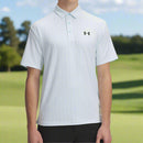 Under Armour Playoff 3.0 Printed Polo Shirt - Stream/White/Black