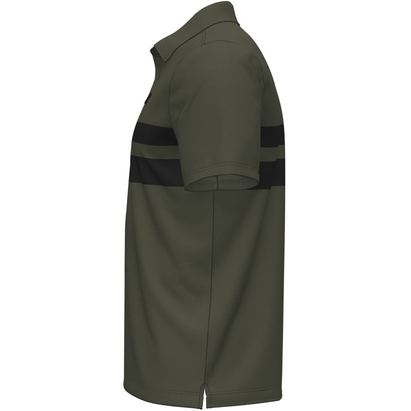 Under Armour Playoff 3.0 Stripe Polo Shirt - Marine OD Green/Black