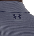 Under Armour Playoff 3.0 Stripe Polo Shirt - Midnight Navy/White/Midnight Navy