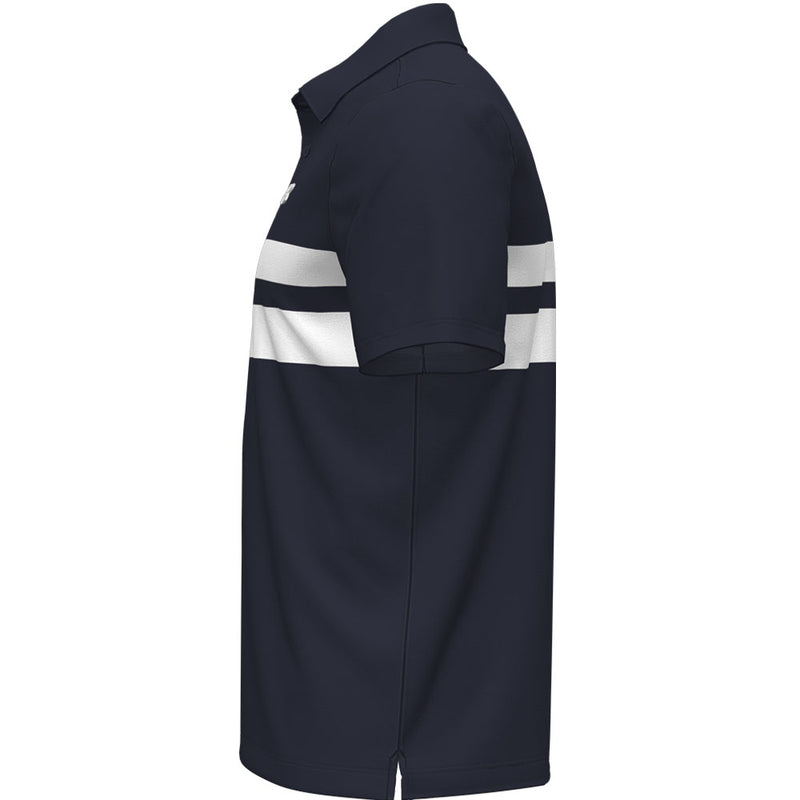 Under Armour Playoff 3.0 Stripe Polo Shirt - Midnight Navy/White