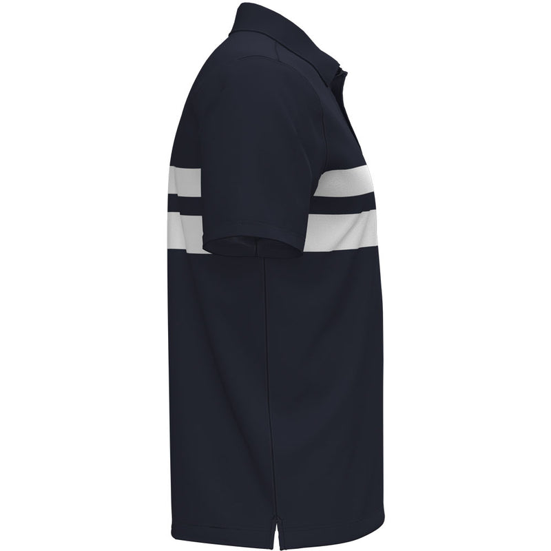 Under Armour Playoff 3.0 Stripe Polo Shirt - Midnight Navy/White