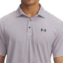Under Armour Playoff 3.0 Stripe Polo Shirt - Prime Pink/Midnight Navy/Midnight Navy