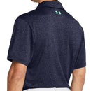 Under Armour Playoff 3.0 Stripe Polo Shirt - Midnight Navy/Vapor Green