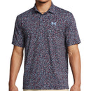 Under Armour Playoff 3.0 Printed Polo Shirt - Midnight Navy/Horizon Blue/Nimbus Blue