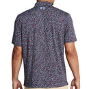 Under Armour Playoff 3.0 Printed Polo Shirt - Midnight Navy/Horizon Blue/Nimbus Blue