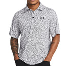 Under Armour Playoff 3.0 Printed Polo Shirt - White/Black