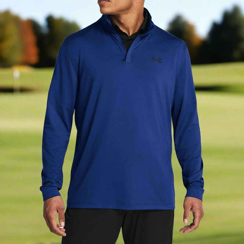 Under Armour Playoff 1/4 Zip Sweater - Tech Blue