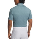 Under Armour Playoff Sport Jacquard Polo Shirt - Jasper Blue/White/White