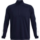 Under Armour Storm Midlayer 1/2 Zip Pullover - Midnight Navy/Matrix Green/White