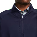 Under Armour Storm Midlayer 1/2 Zip Pullover - Midnight Navy/Matrix Green/White