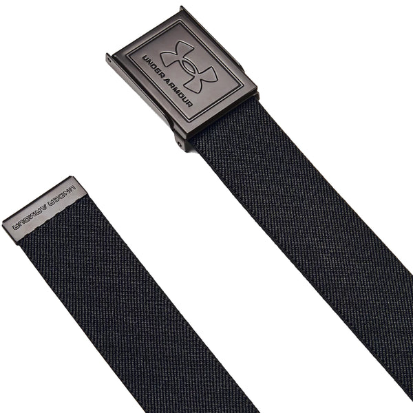 Under Armour Stretch Webbing Belt - Black/Castlerock/Black