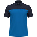 Under Armour T2G Color Block Polo Shirt - Photon Blue/Midnight Navy/Nova Orange