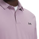 Under Armour T2G Pique Polo Shirt - Mauve Pink/Black