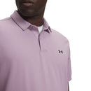 Under Armour T2G Pique Polo Shirt - Mauve Pink/Black