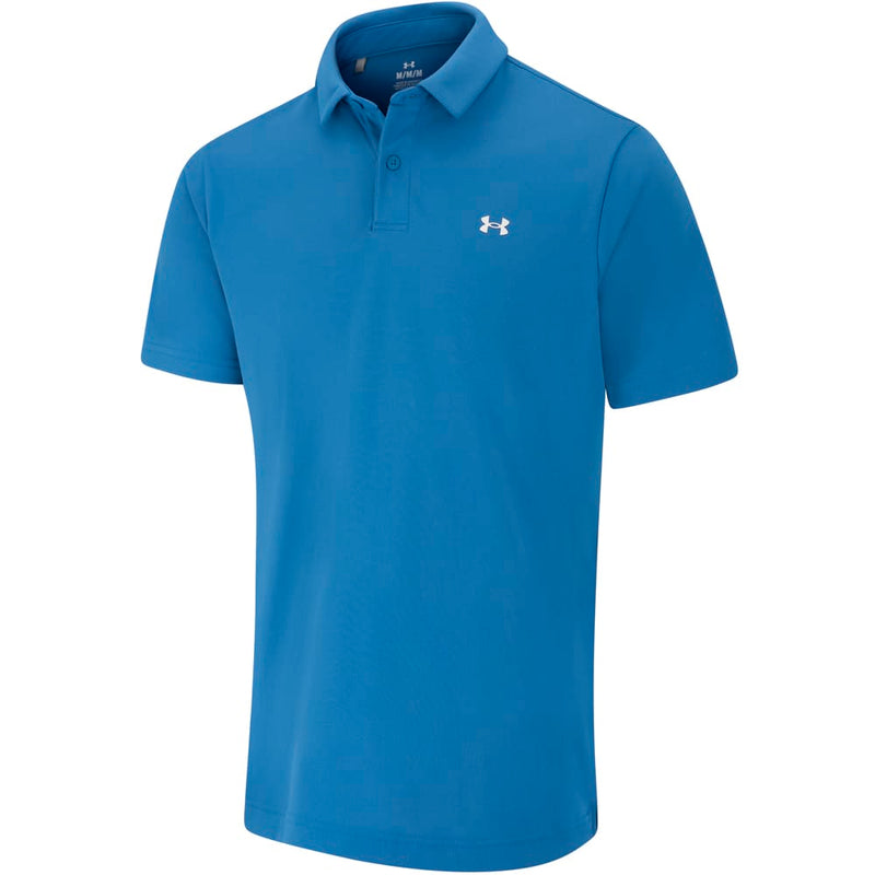 Under Armour T2G Pique Polo Shirt - Aegean Blue/White