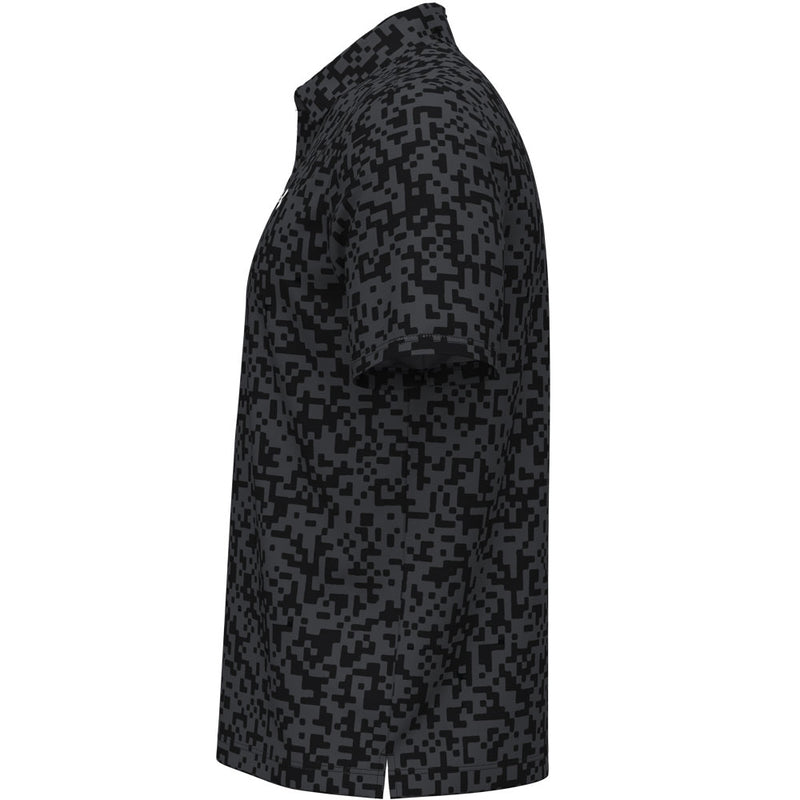 Under Armour T2G Printed Polo Shirt - Black/Castlerock/White