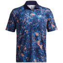 Under Armour T2G Printed Polo Shirt - Flare Orange/Tech Blue
