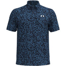 Under Armour T2G Printed Polo Shirt - Midnight Navy/Blue Atlantis/White