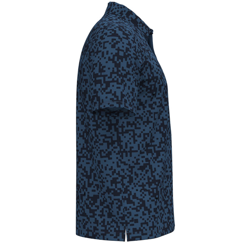 Under Armour T2G Printed Polo Shirt - Midnight Navy/Blue Atlantis/White