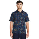 Under Armour T2G Printed Polo Shirt - Midnight Navy/Photon Blue/Nova Orange