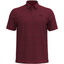 Under Armour T2G Printed Polo Shirt - Racer Red/Black/White