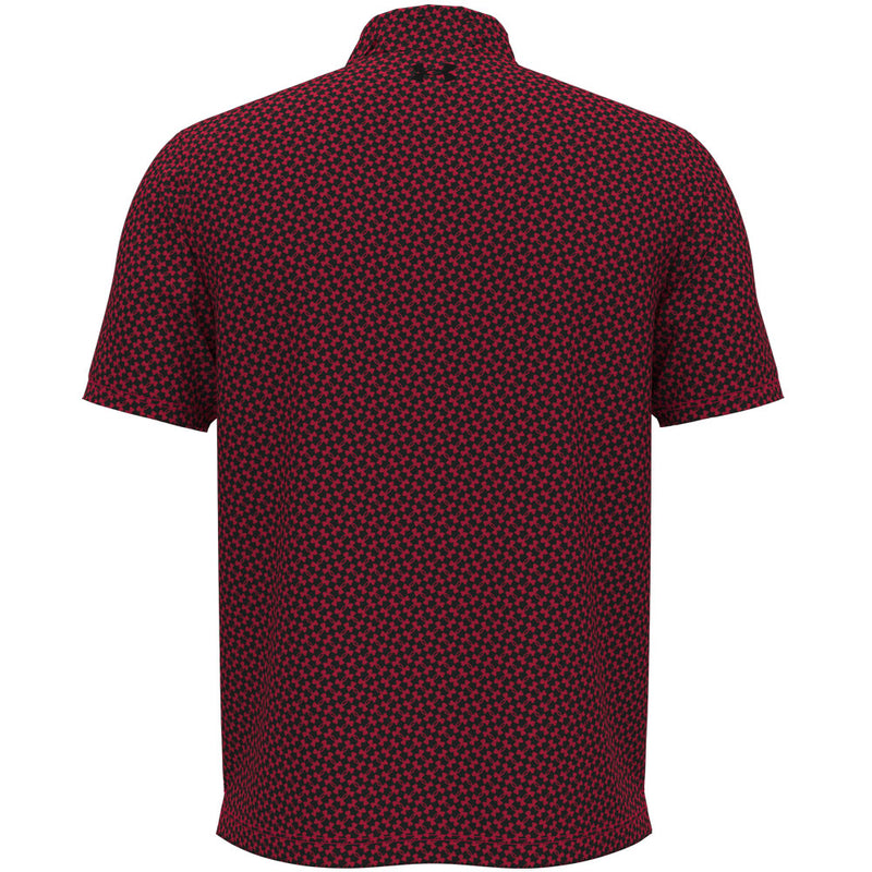 Under Armour T2G Printed Polo Shirt - Racer Red/Black/White