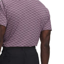 Under Armour T2G Printed Polo Shirt - Mauve Pink/Purple Echo/White