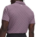 Under Armour T2G Printed Polo Shirt - Mauve Pink/Purple Echo/White