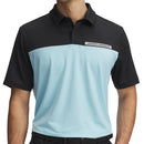Under Armour Tee To Green Color Block Polo Shirt - Black/Stream/White